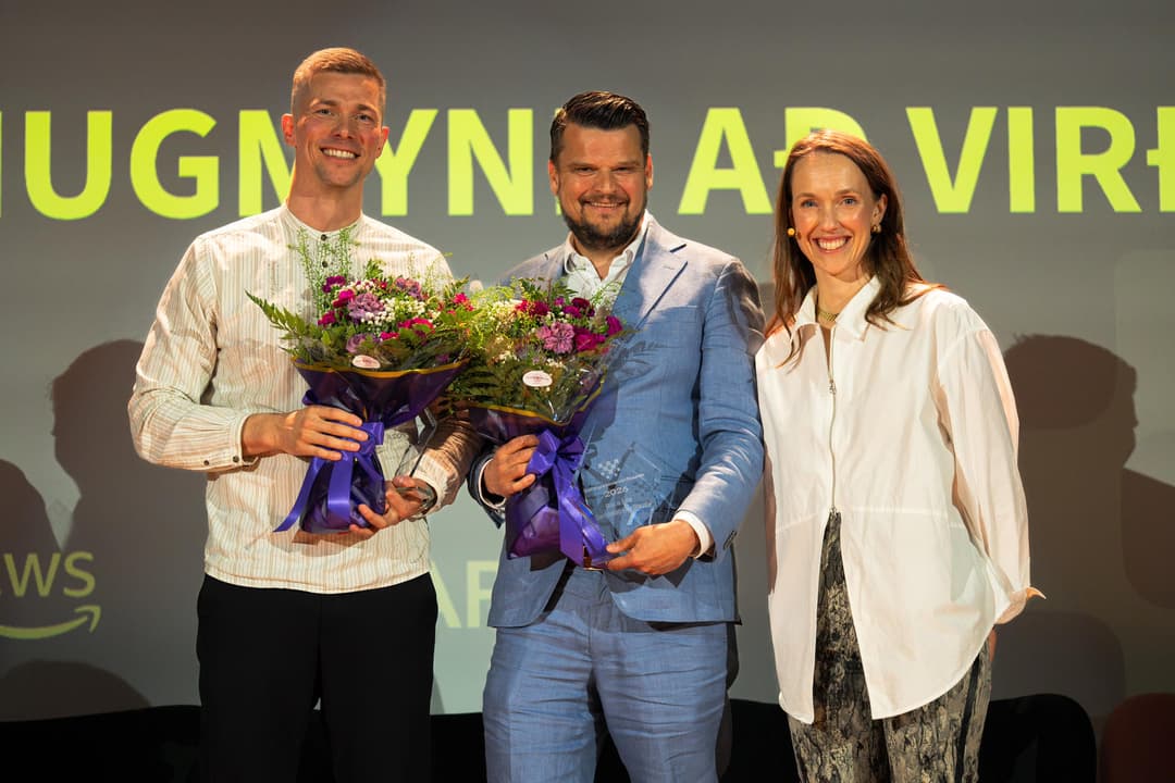 Careflux og Bara tala hljóta Gervigreindarverðlaun Íslands 2026